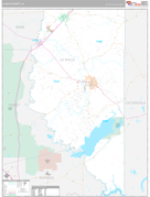 La Salle Parish (County), LA Digital Map Premium Style